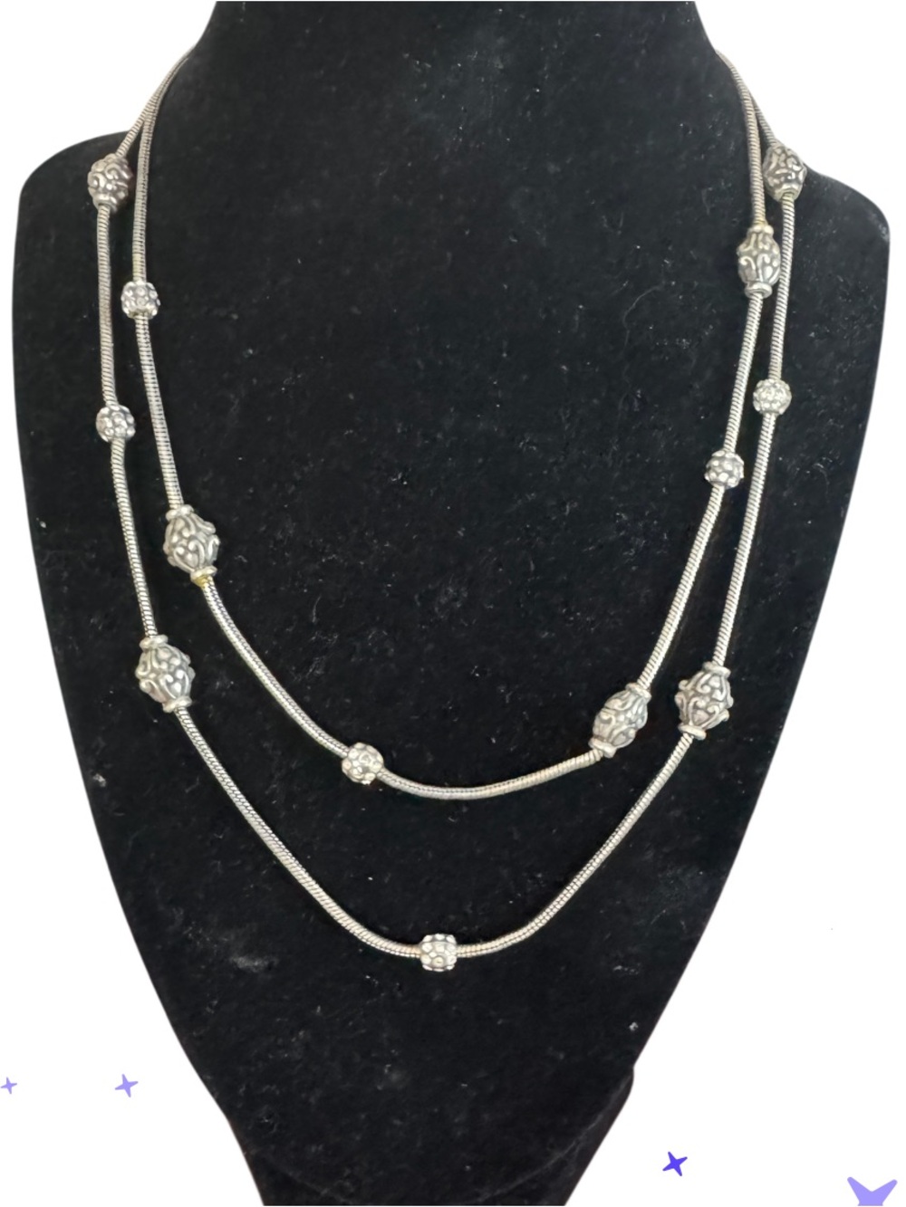 Brighton Full Moon Layered Necklace SOLID BRASS STERLING SILVER